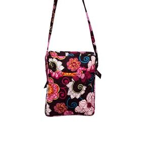 Vera Bradley Y2K Vintage Quilted Cotton Floral Print Mini Crossbody Phone Bag